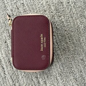 Kate Spade Burgundy Jewelry Holder